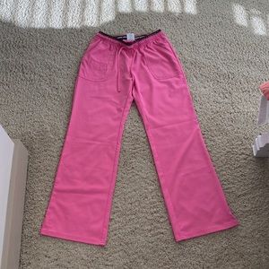Pink scrub pants